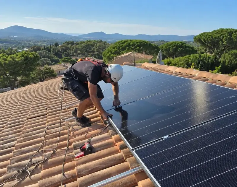 Installateur panneaux solaires Saint-Bonnet-de-Mure — pose photovoltaïque sur toiture