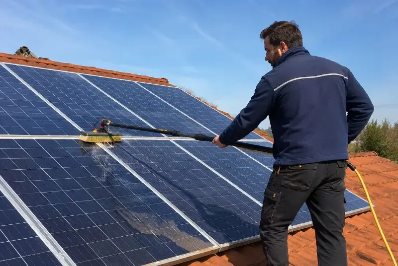 Nettoyage et entretien de panneaux solaires à Saint-Bonnet-de-Mure